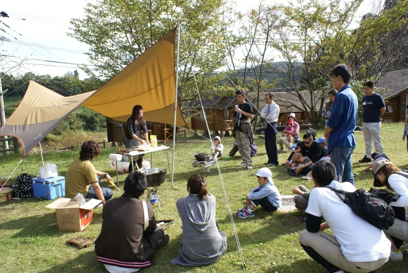 吉野山キャンプ場　料理教室