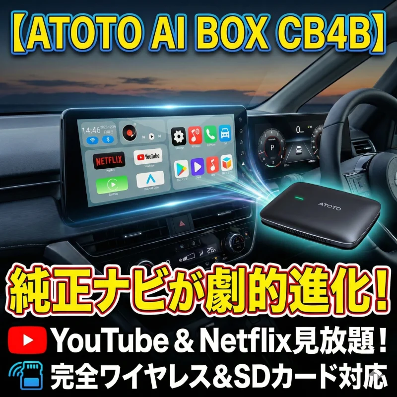 ATOTO AI BOX CB4Bのパッケージ外観