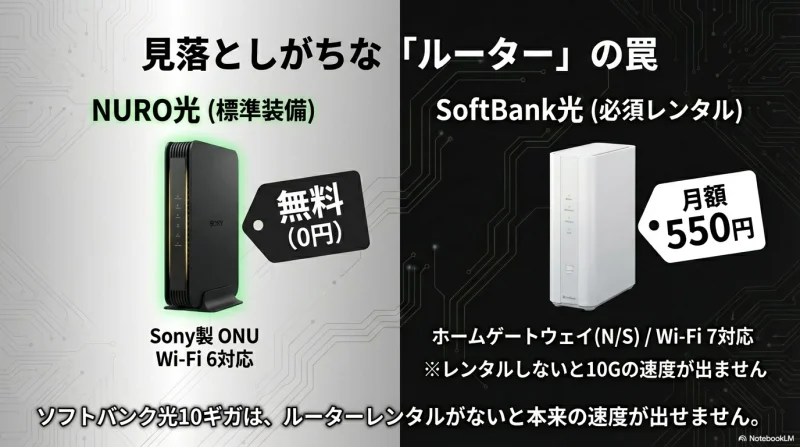 NURO光10ギガで提供されるソニー製ONUのメリット